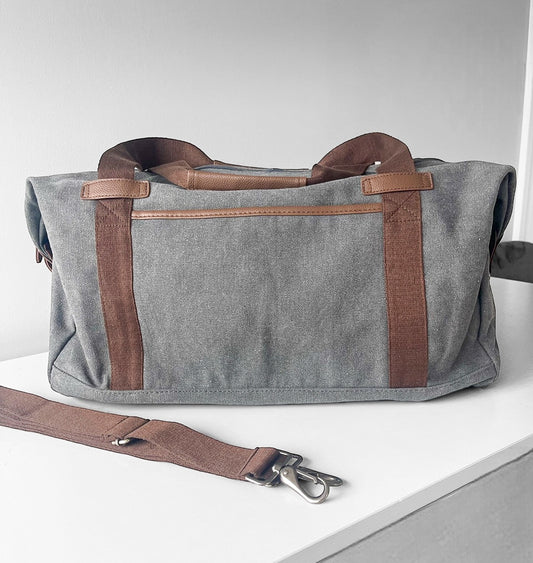 Canvas Weekender Bag, Strap Included